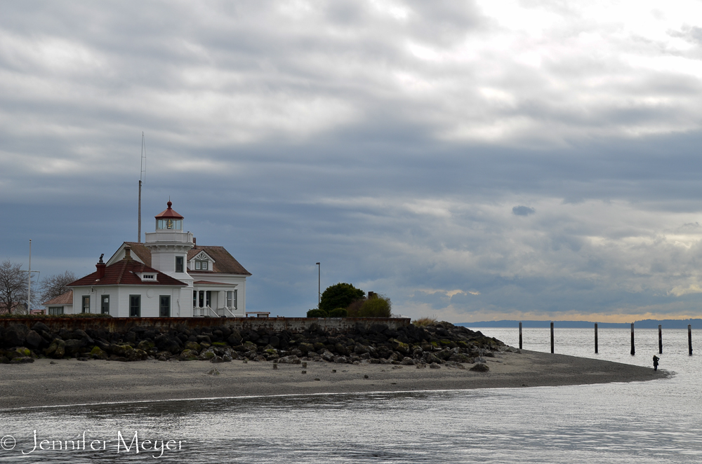 The lighthouse by Mulkiteo Ferry.