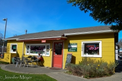 We stopped for coffee at the Commons.