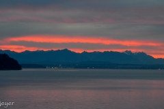 Colors deepened, but the sun never made an appearance.