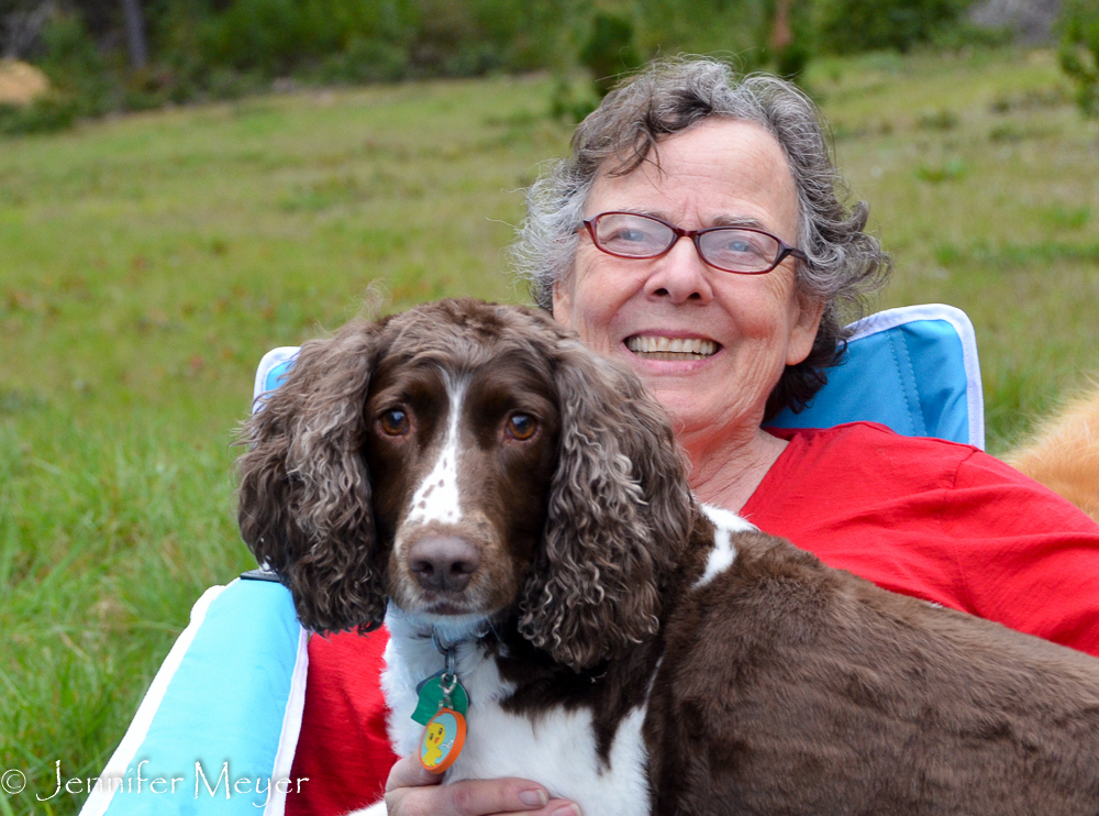 Linda and her Buddy.