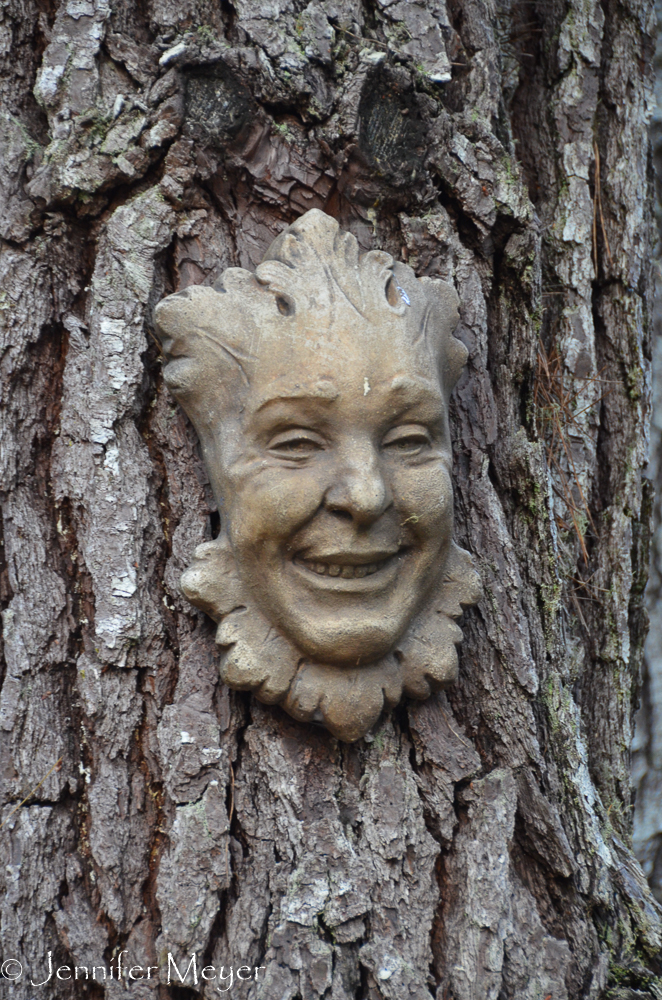 A laughing tree.
