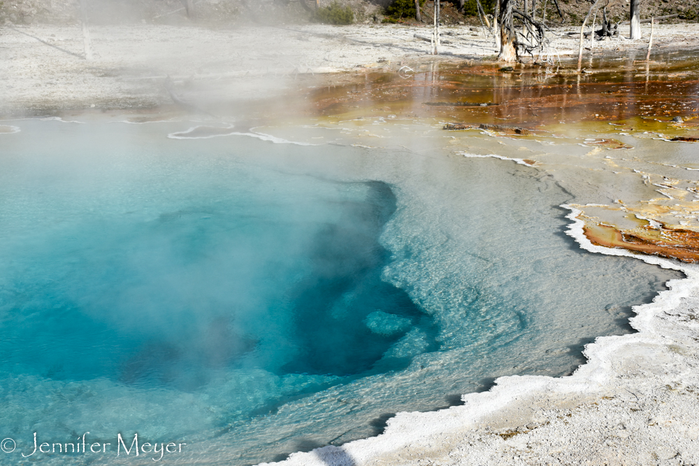 The water looked as inviting as a spa.