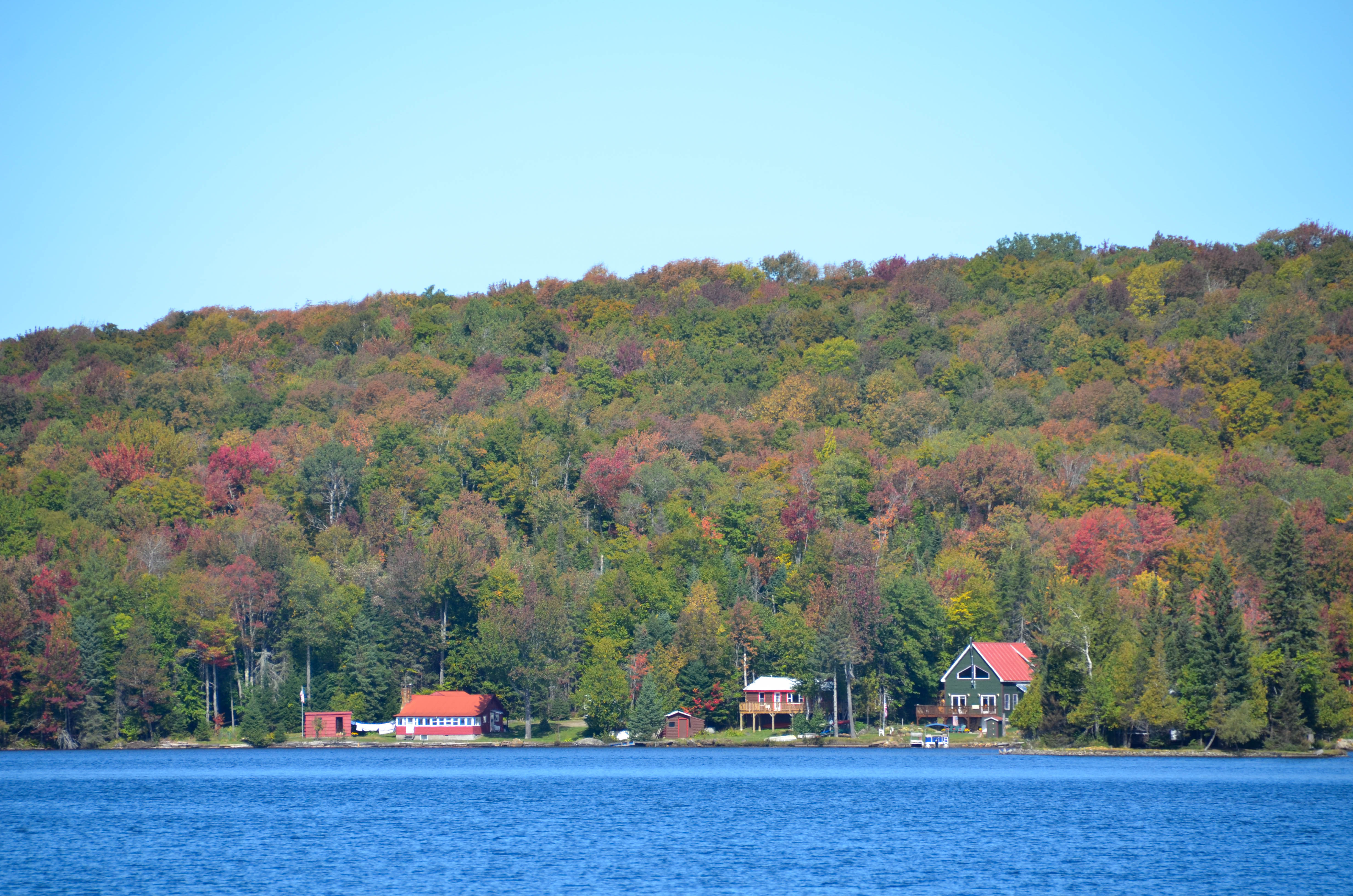 Houses on Indian Lake.