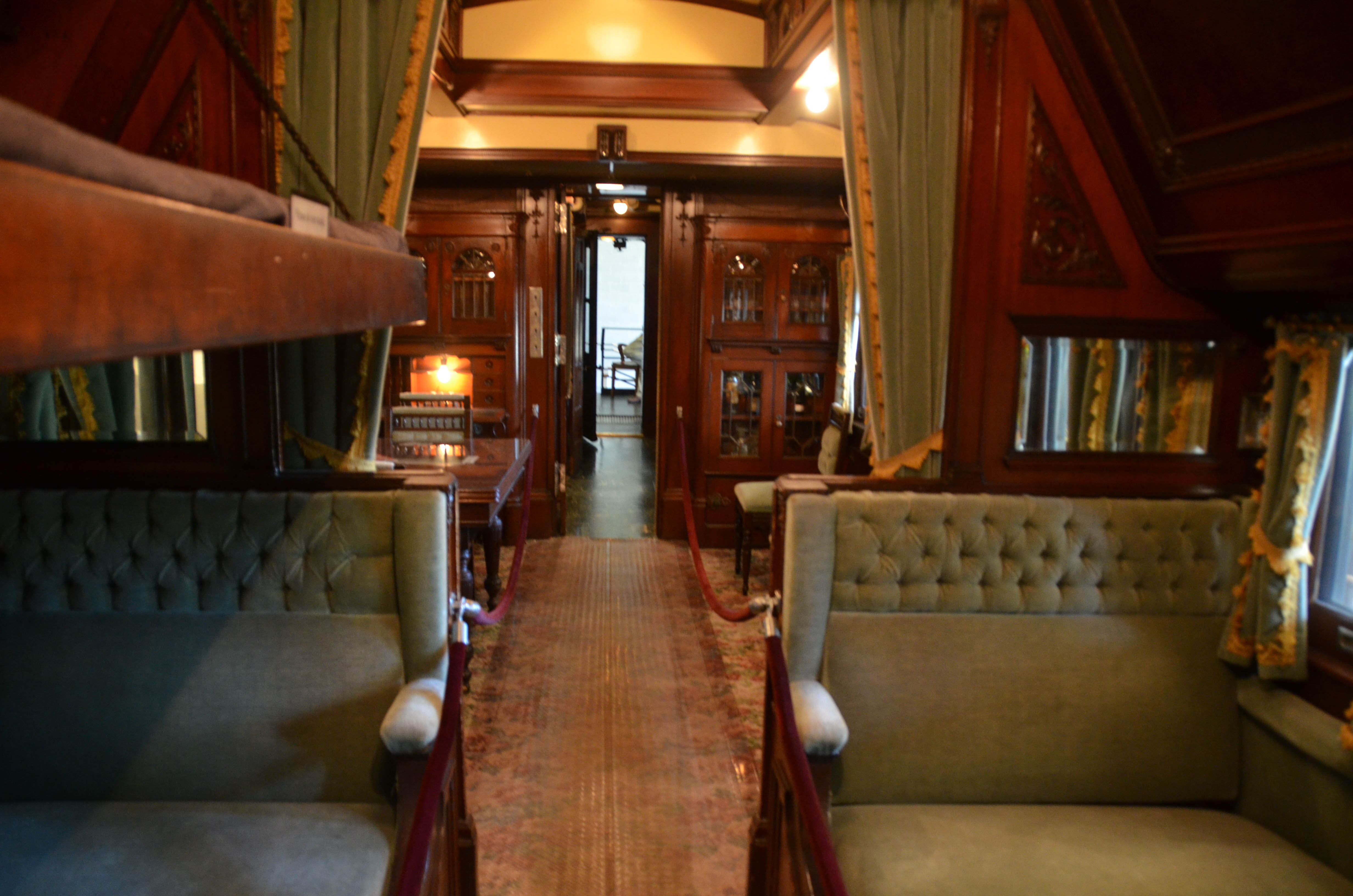 The rich and famous arrived in their own train cars.