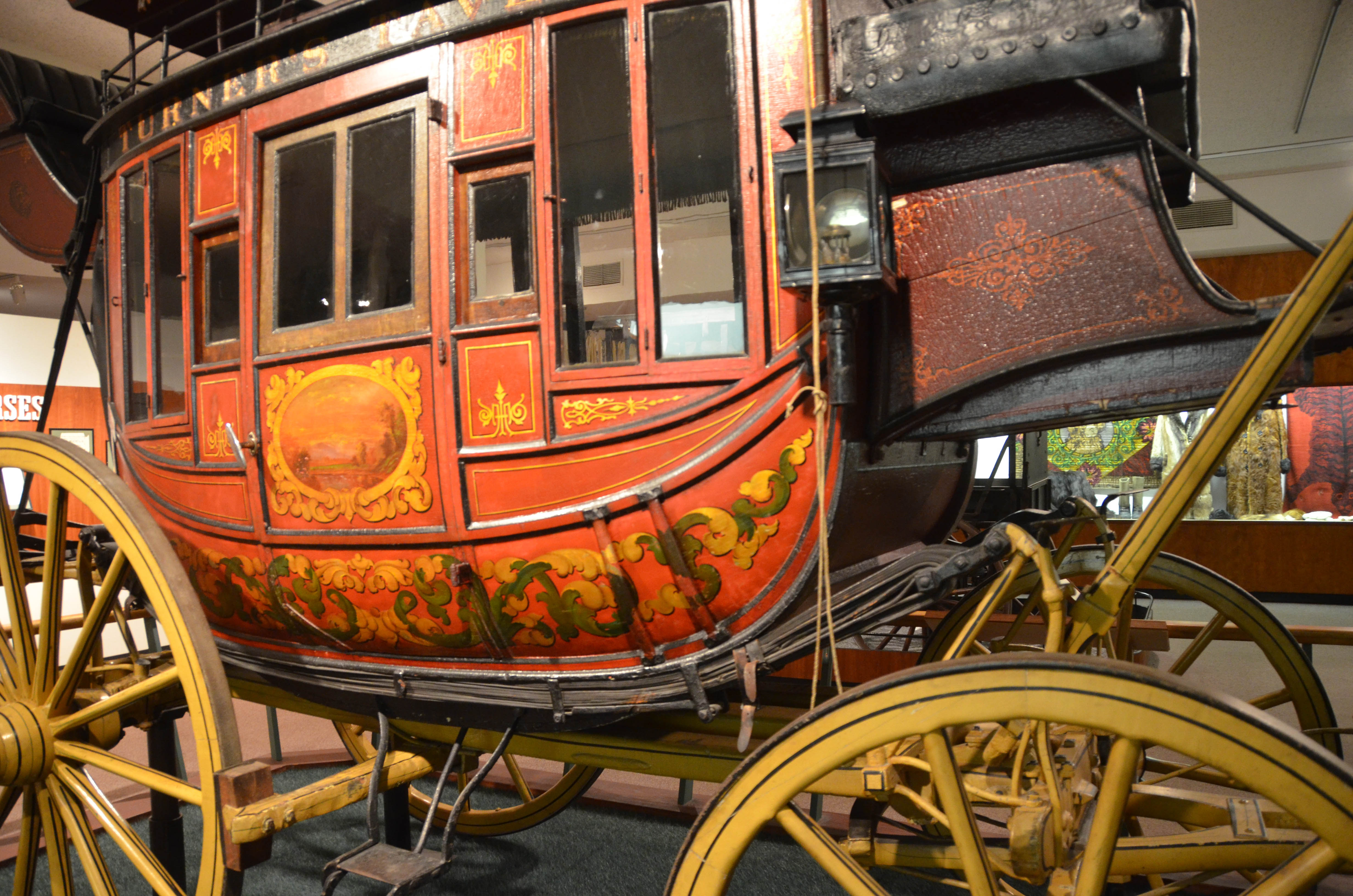 Others arrived by stage coach.