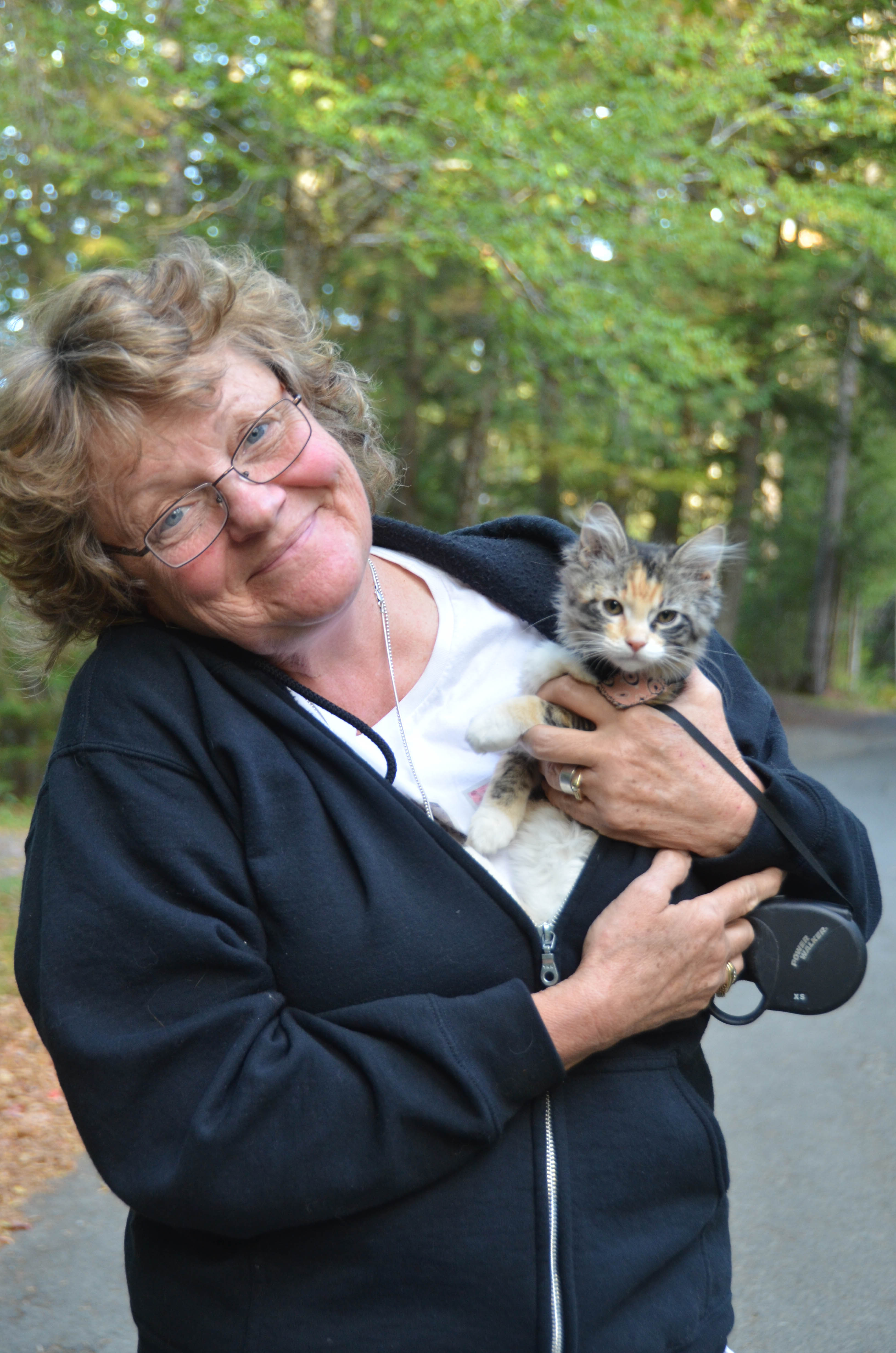 Back at the campsite, Gypsy and Bailey were happy to see us.