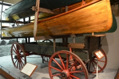 A wagon to transport canoes.