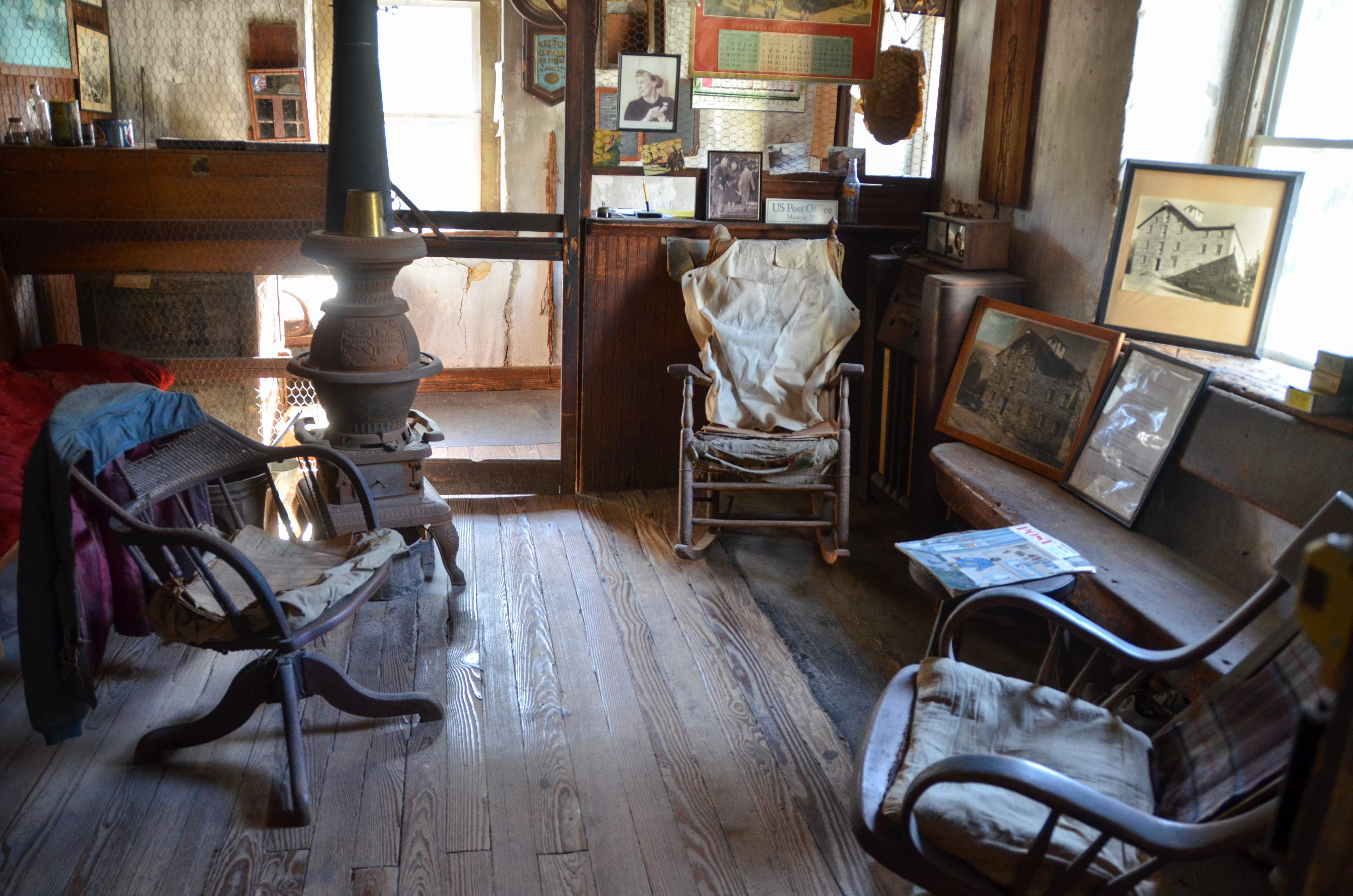 The mill also served as the town's post office.