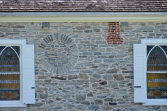 Intriguing brick work on this English church.