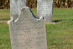 In this one, most of the headstones were from the early 1800s.