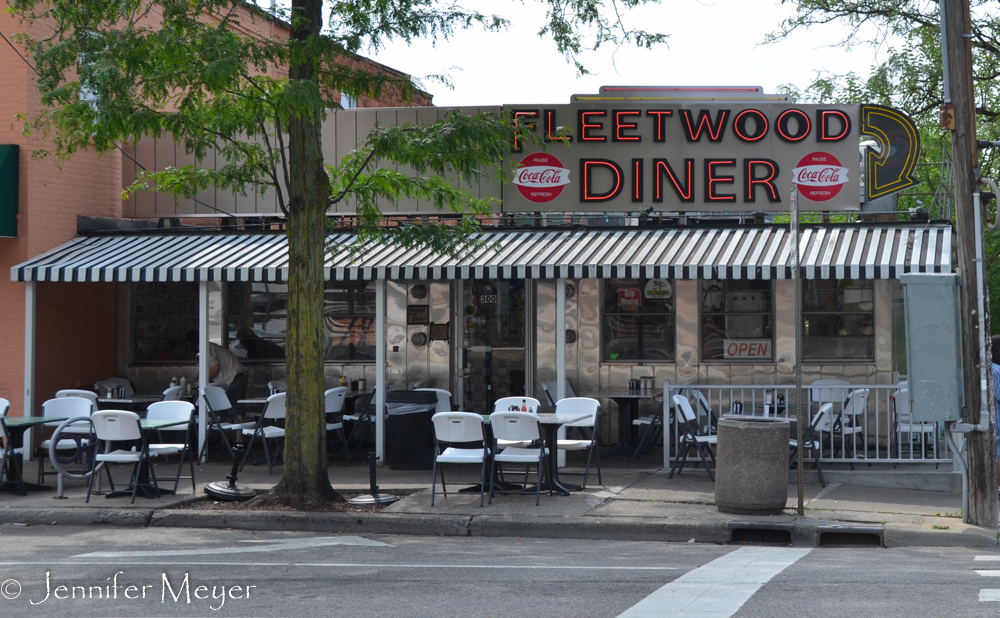The Fleetwood Diner had the best breakfast in town.