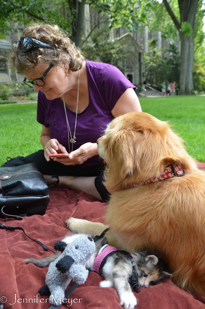 Having two pets with us does limit what we can do.