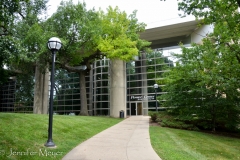 Here was the new theater where he directed.