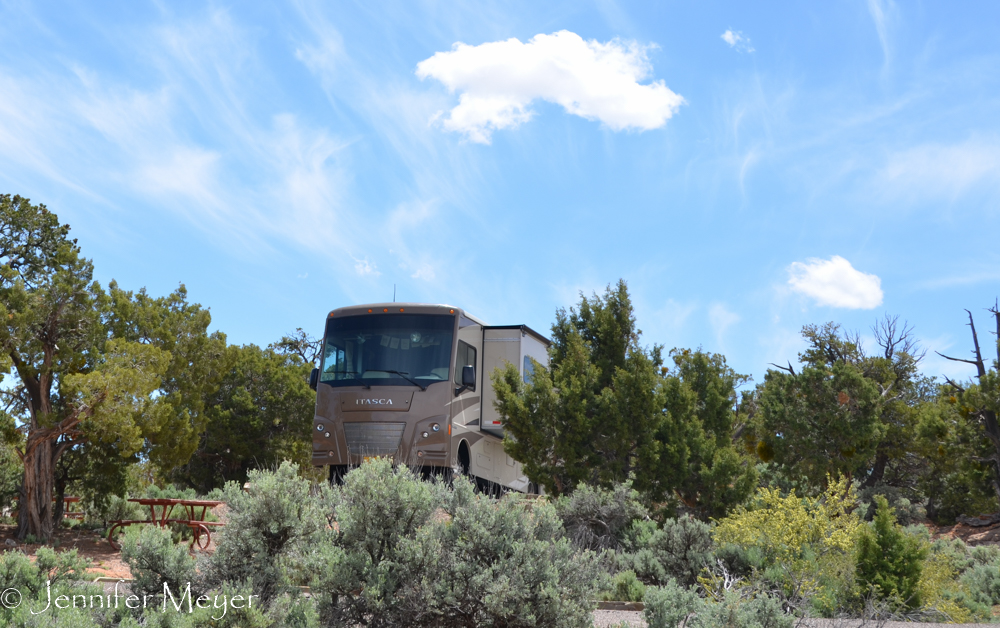 We left Bessie at the Navajo Monument Campground and drove the car two hours to Antelope Canyon.