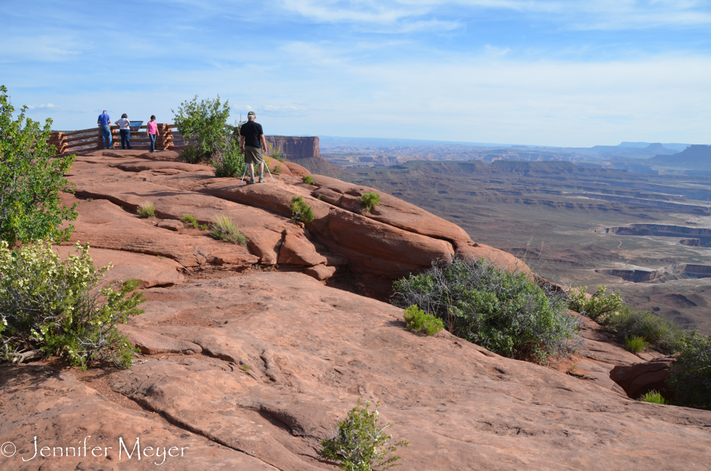 We went to the first viewpoint.