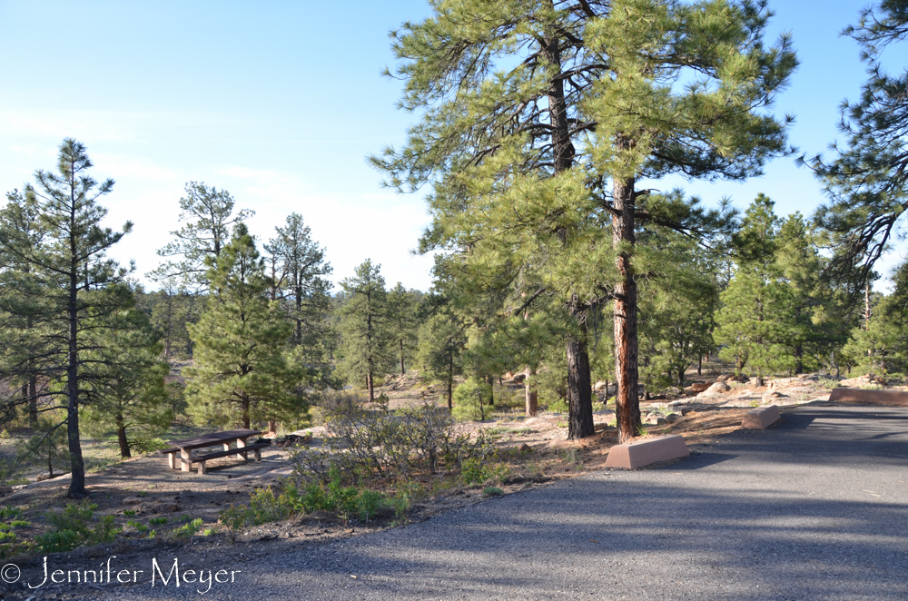 We found Devil's Canyon National Forest park.