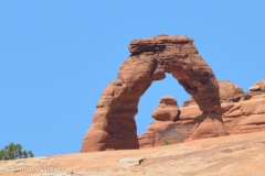 We couldn't take Bailey on the trail so had to view it from a distance.