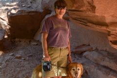 Shade break under a table rock.