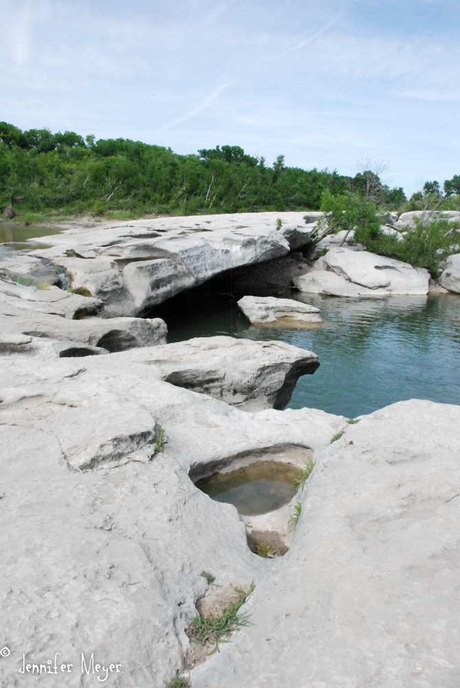 Back at the campground, we went to Upper McKinney Falls.