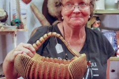 Yes, an armadillo basket.