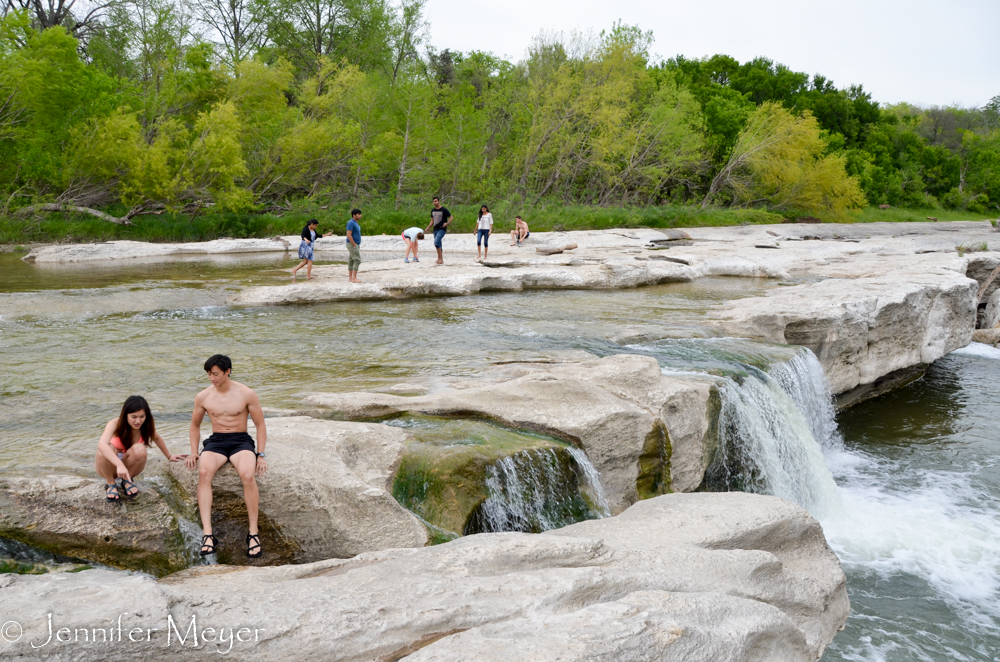 Then we went to the lower falls.