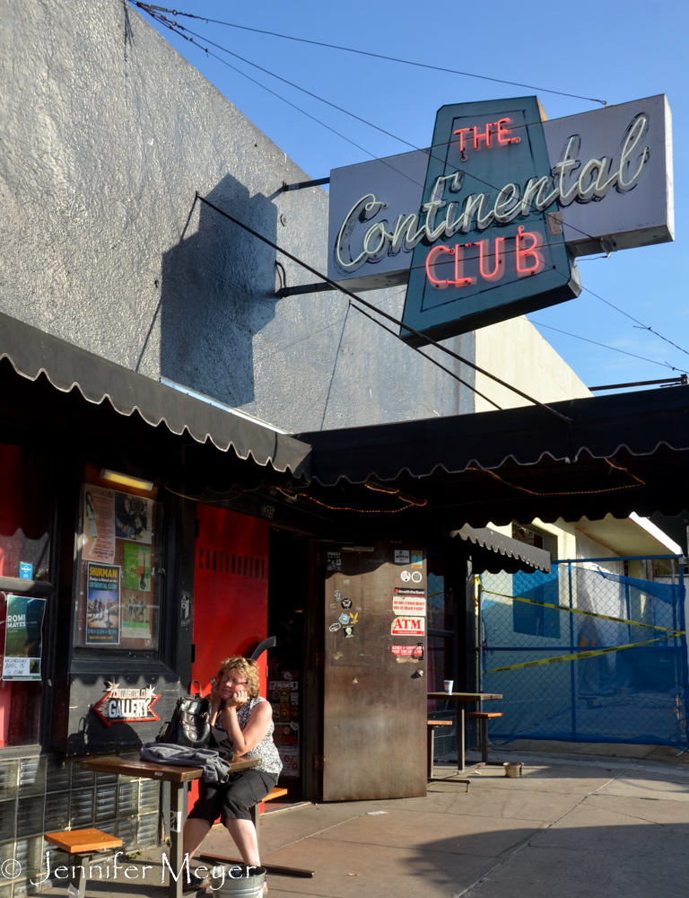 Then to the Continental Club.