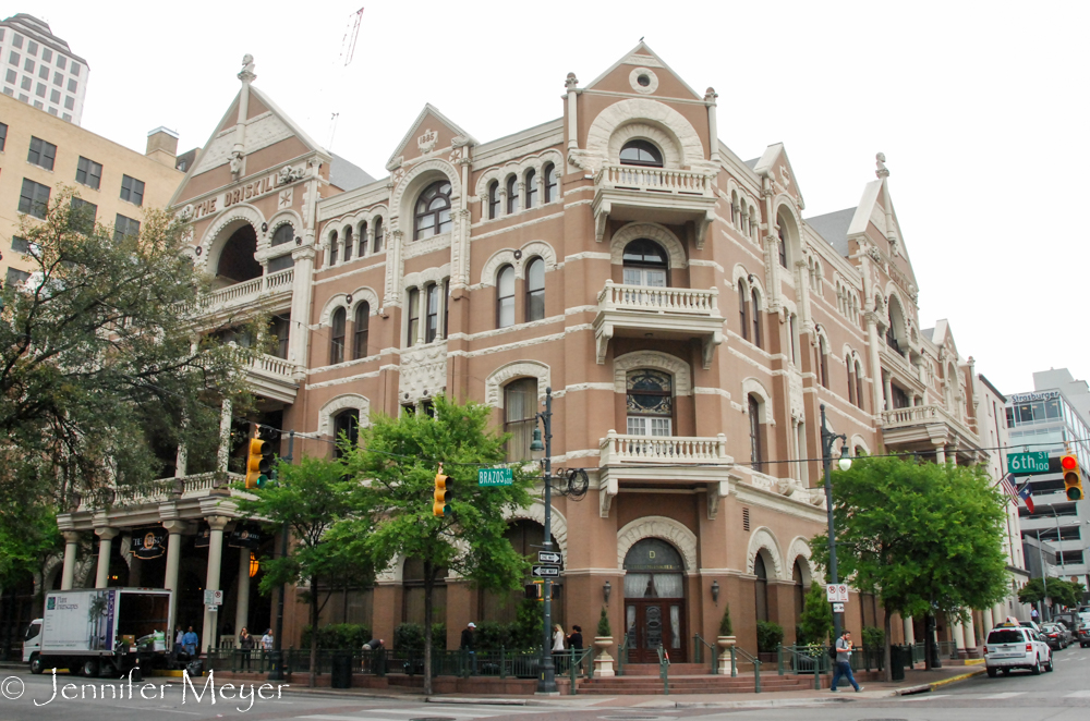 The Driskill Hotel, where Beth and I stayed with Mom years ago.