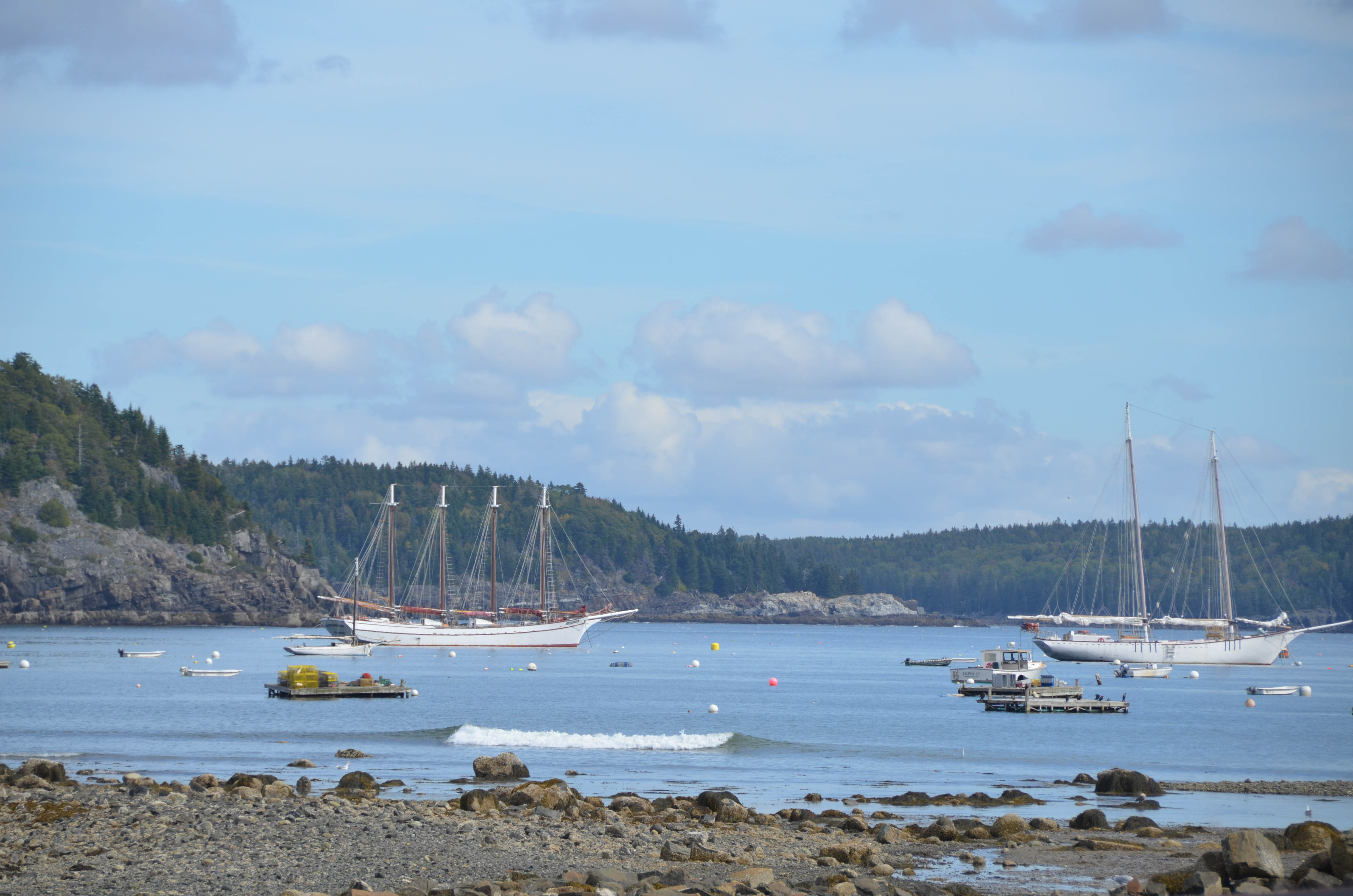 That day we went into Bar Harbor.