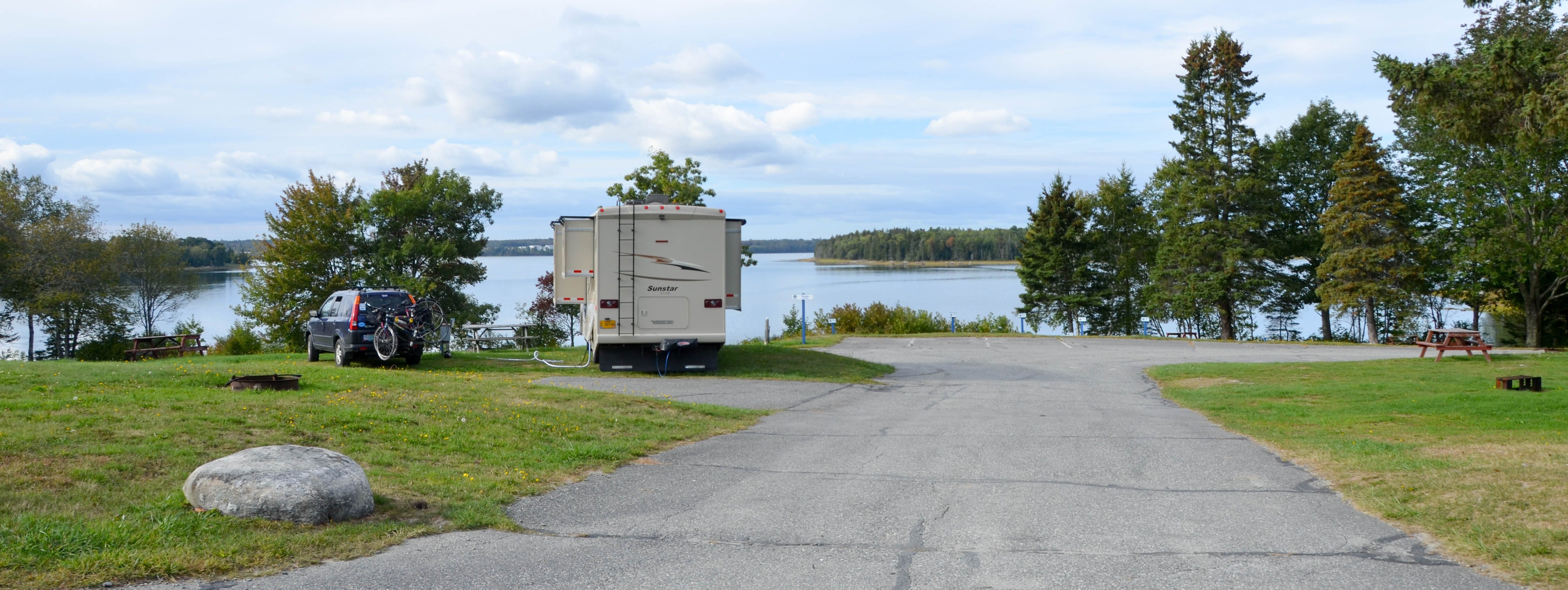 We liked our new spot much better.