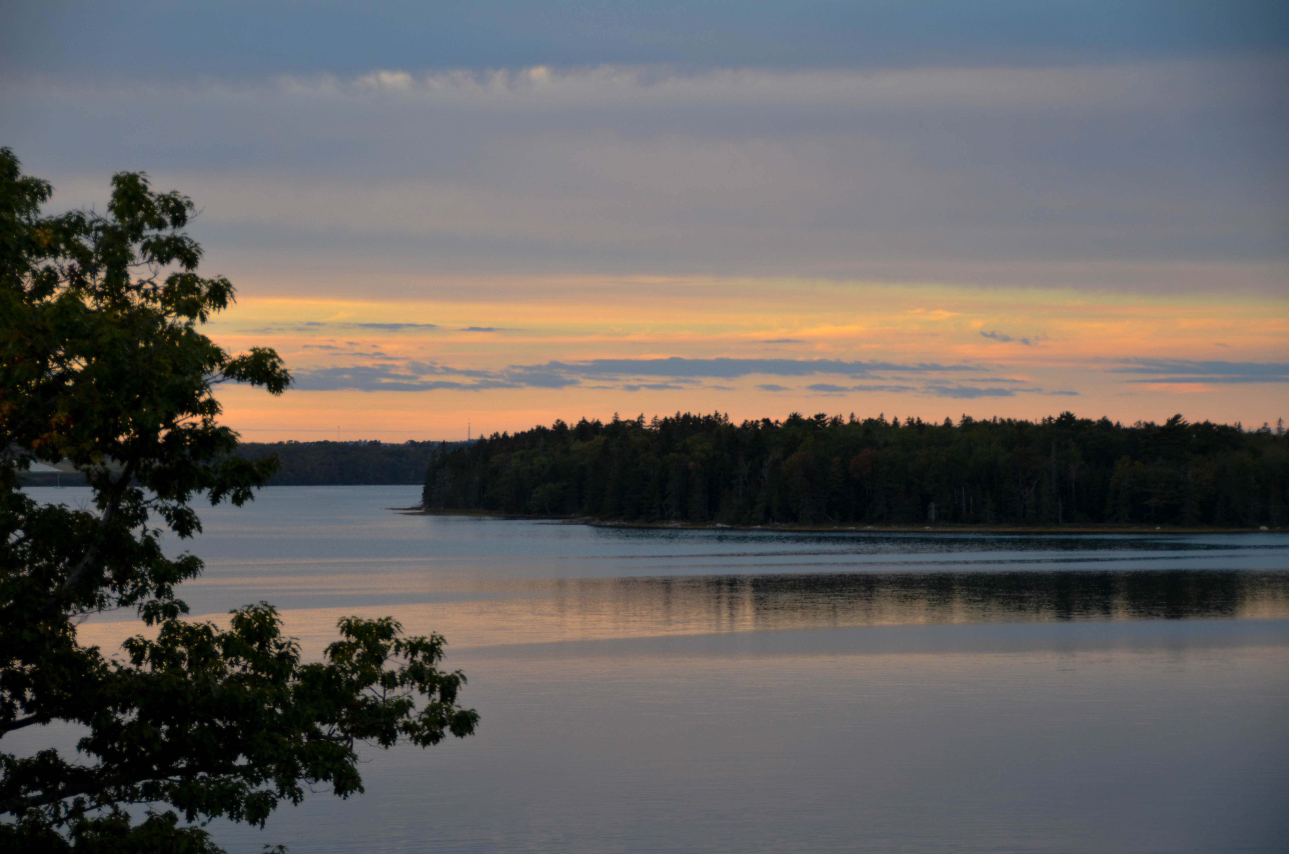 We could see the sunset right from Bessie.