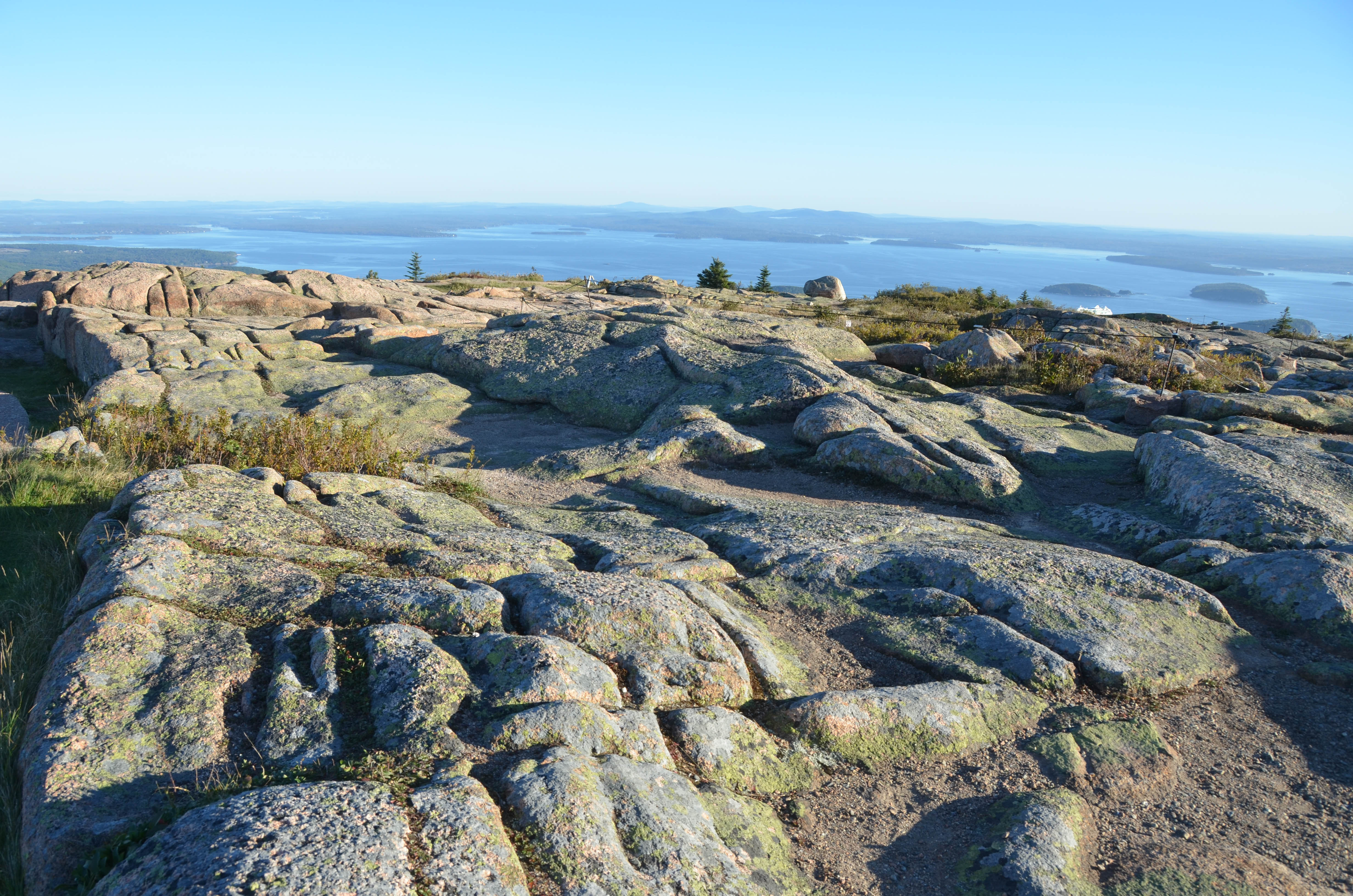 The rocks at the top are interesting, too.