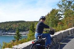 It was a perfect, one-way road for a bike ride.