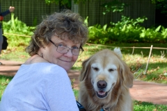 Kate and Bailey were waiting for me at Jordon Pond.