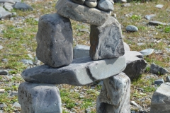 A bridge cairn.