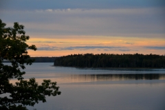 We could see the sunset right from Bessie.