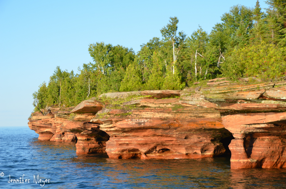 Love the red rock and all the hollows.