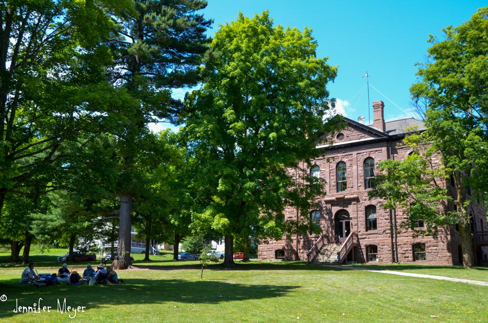 This large building is a national park ranger station.