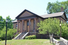 A stately library for such a small town.