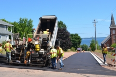 The road crews were very busy in the short summer months.