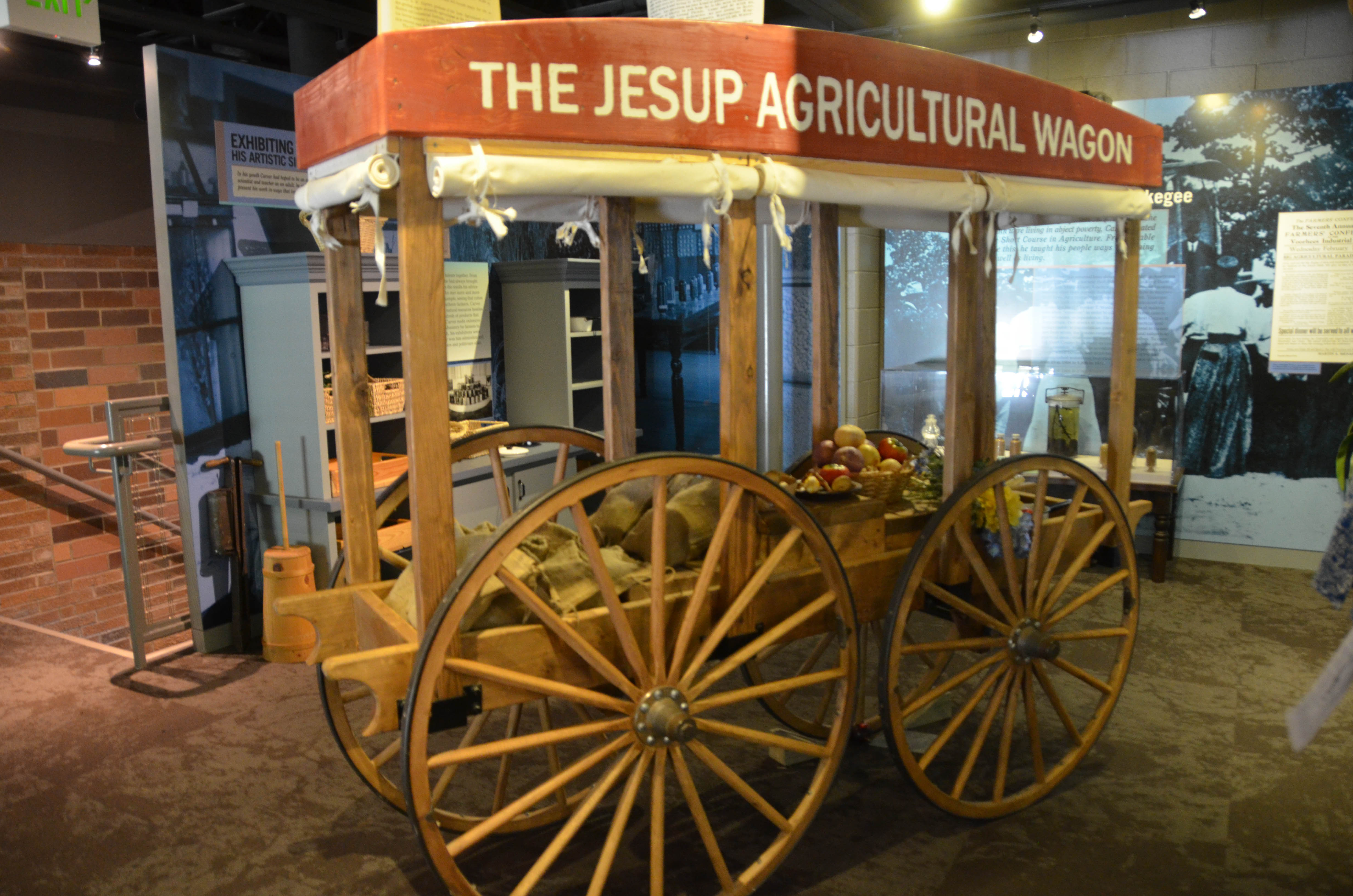 A replica of the Jesup Wagon.