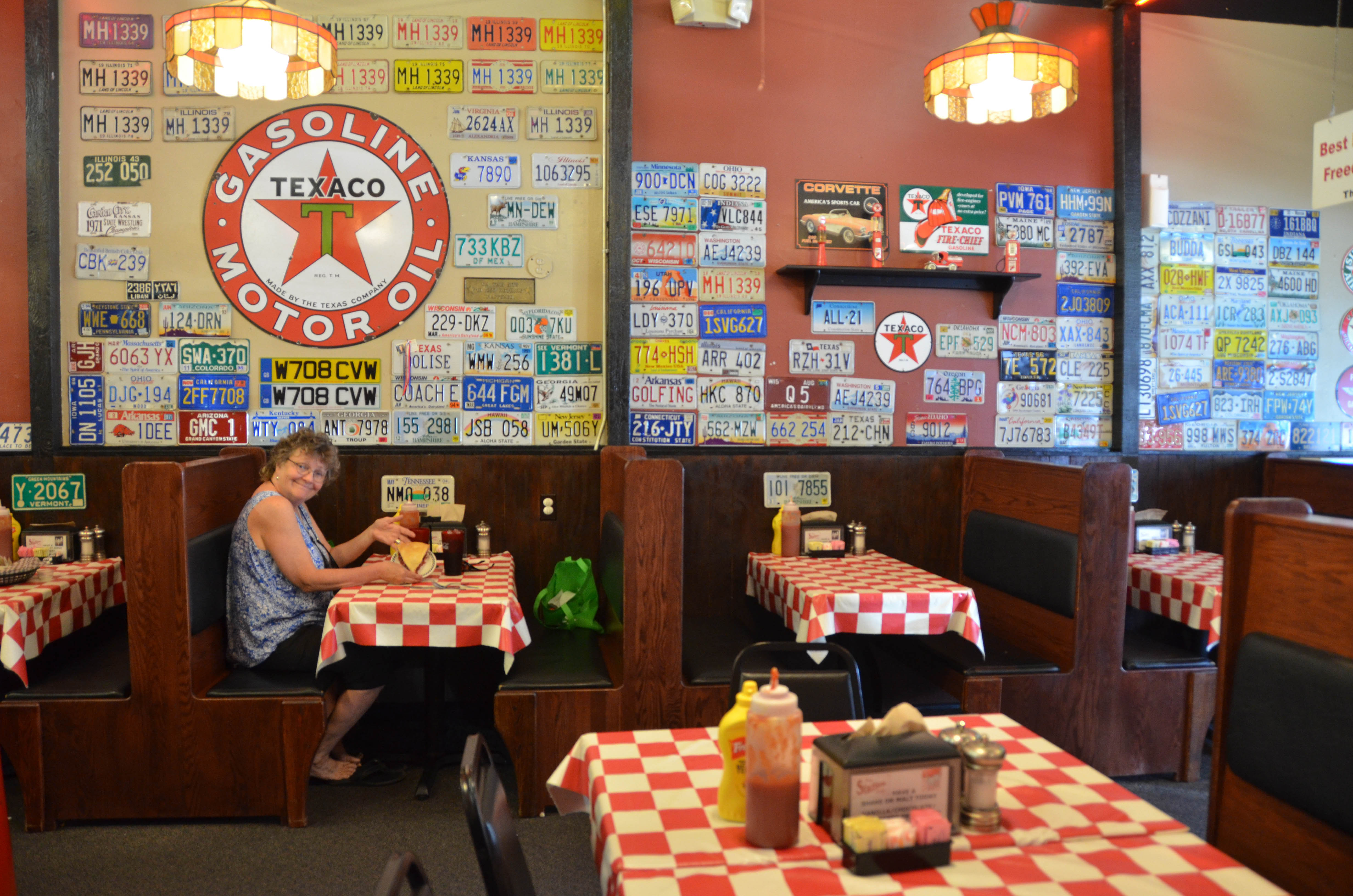 We had lunch next door in The Station Cafe.