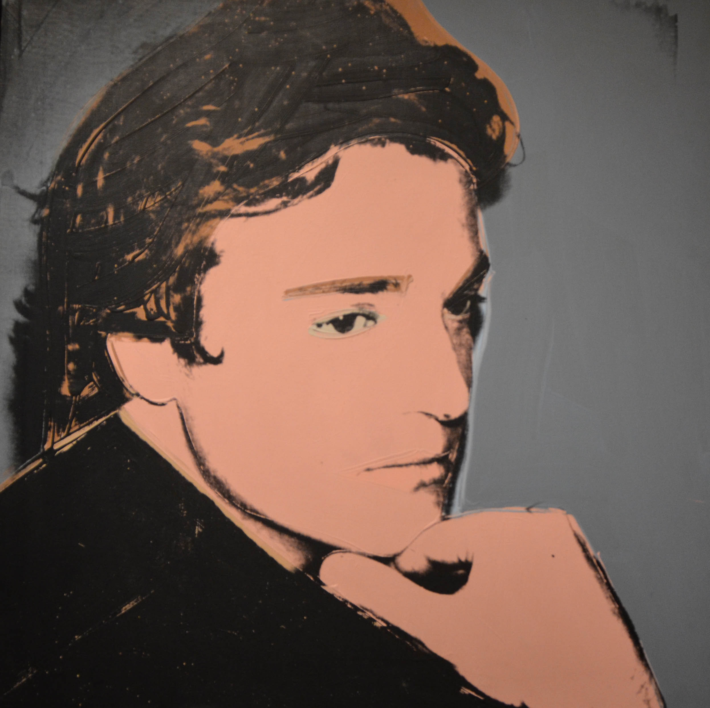 Jamie Wyeth as depicted by Warhol.