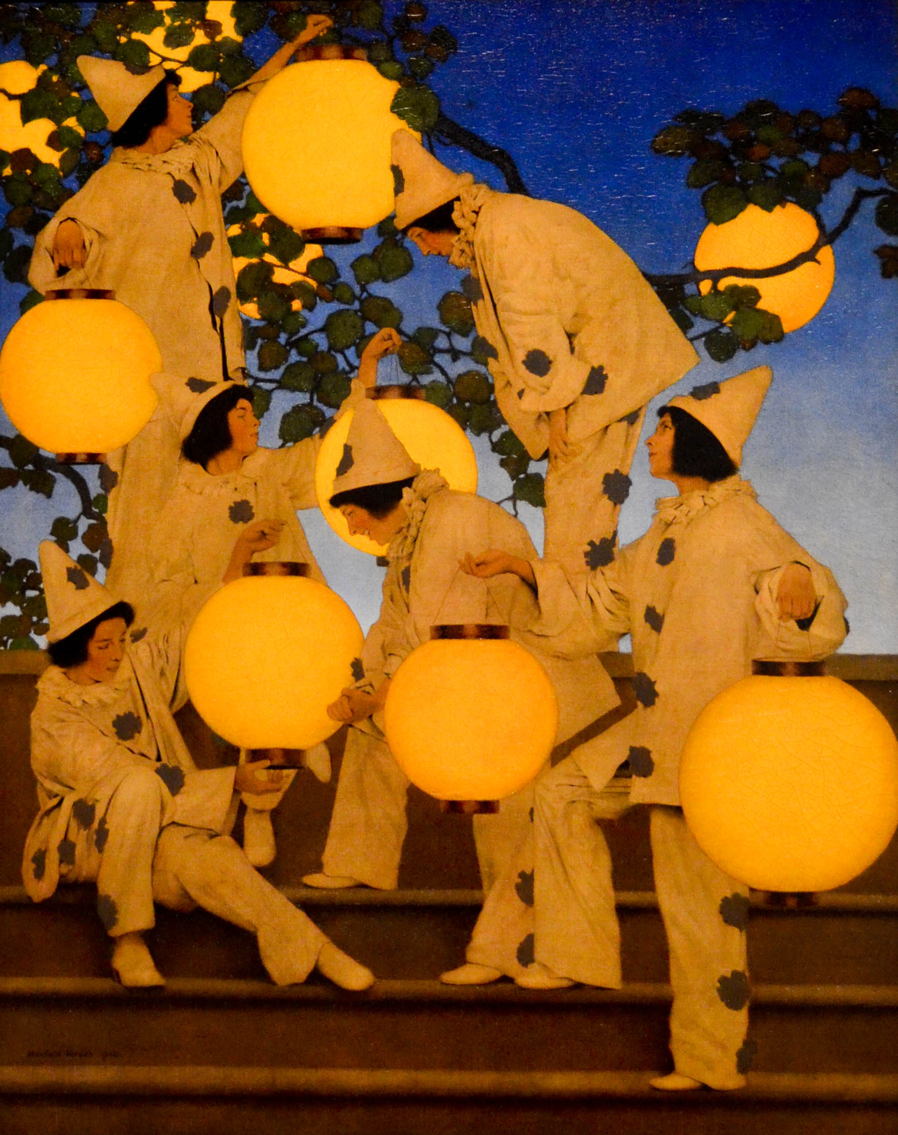 "The Lantern Bearers" by Maxfield Parrish, 1908.