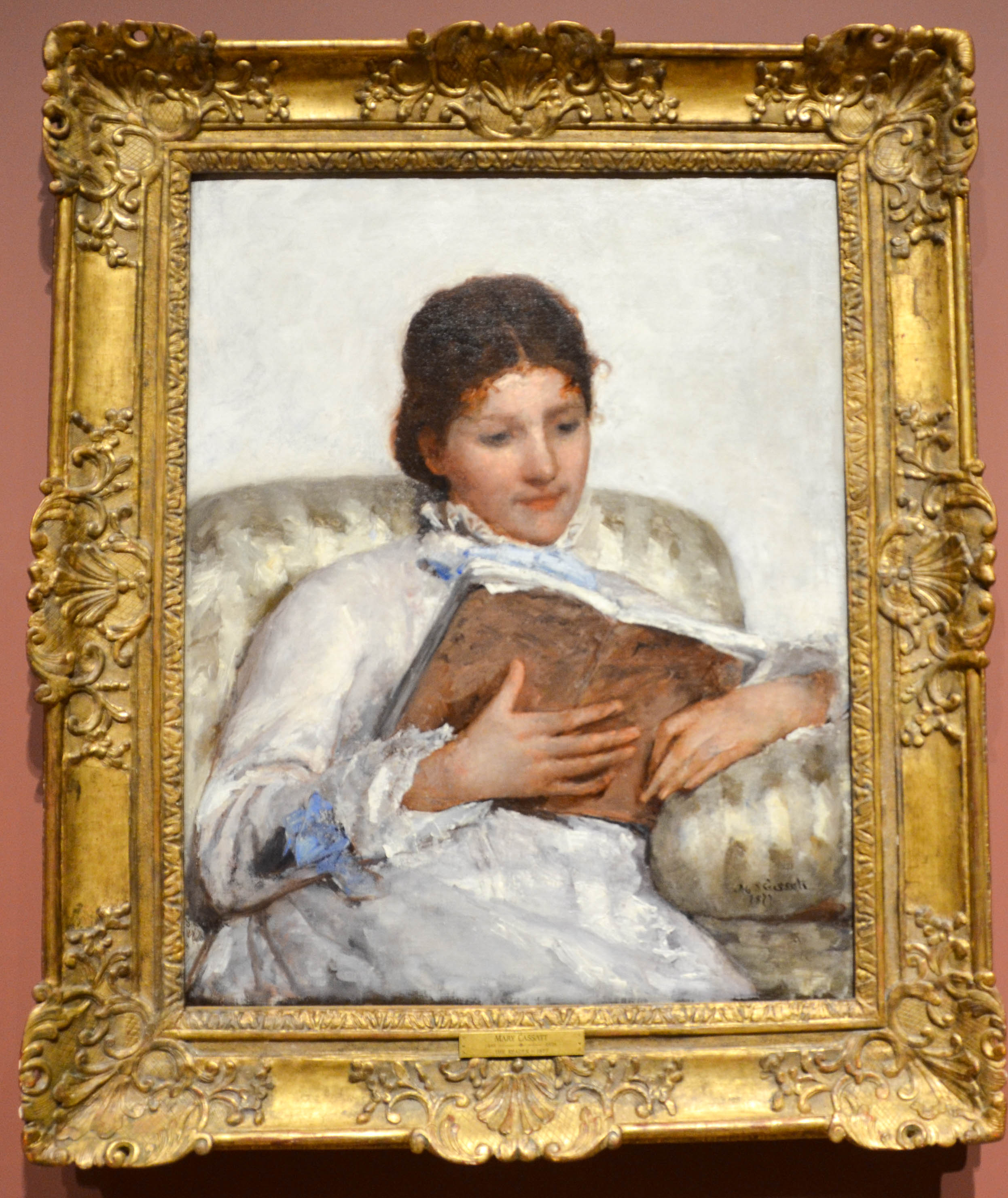 "The Reader" by Mary Cassatt, 1877.