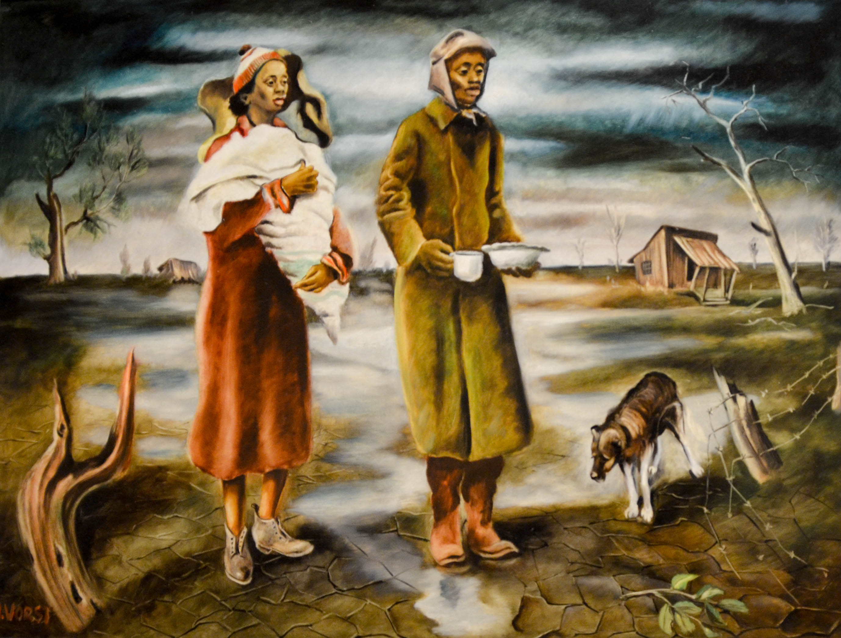 "After the Flood" by Joseph Paul Vorst, 1940.