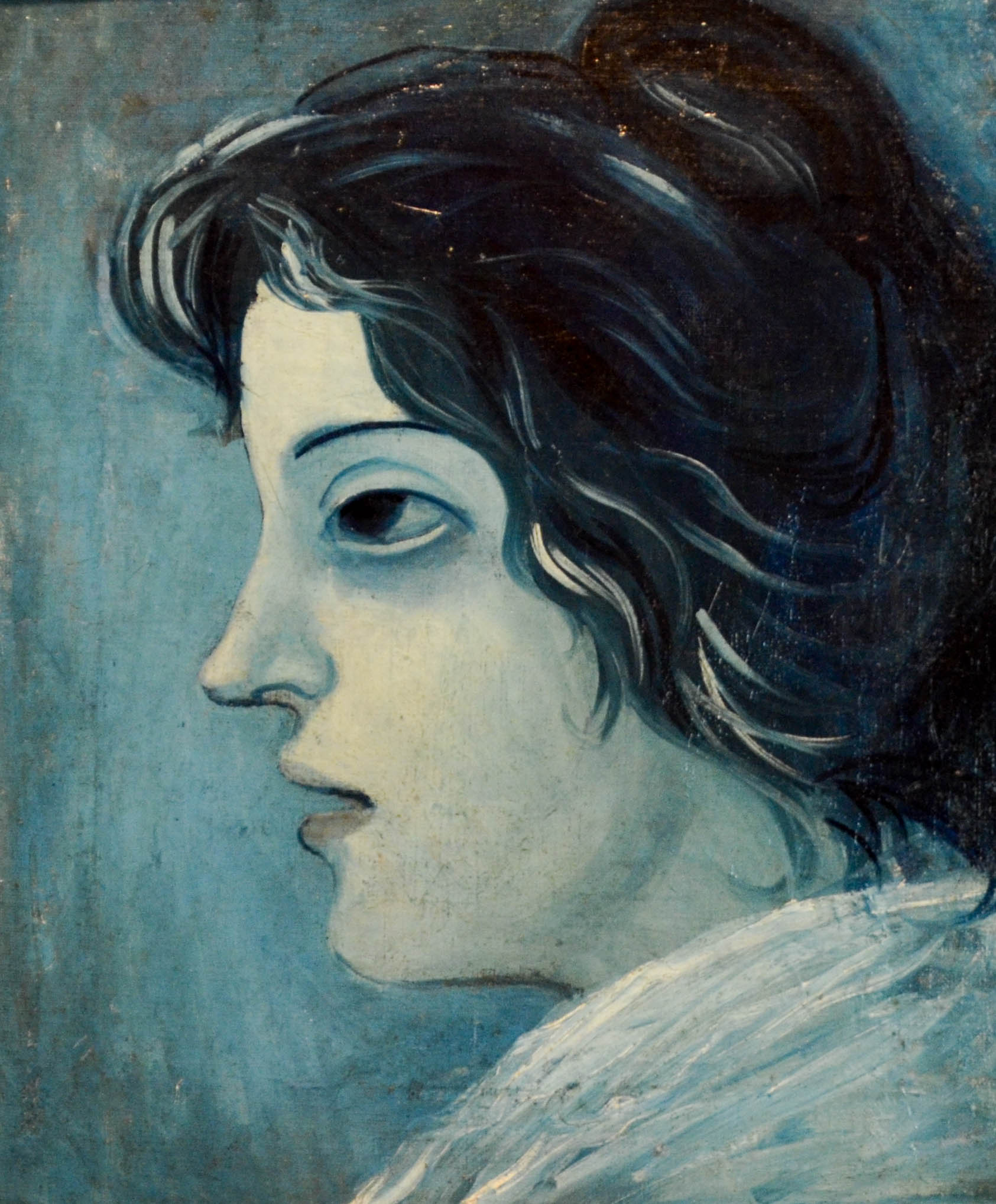 "Woman's Head" by Pablo Picasso, 1903.