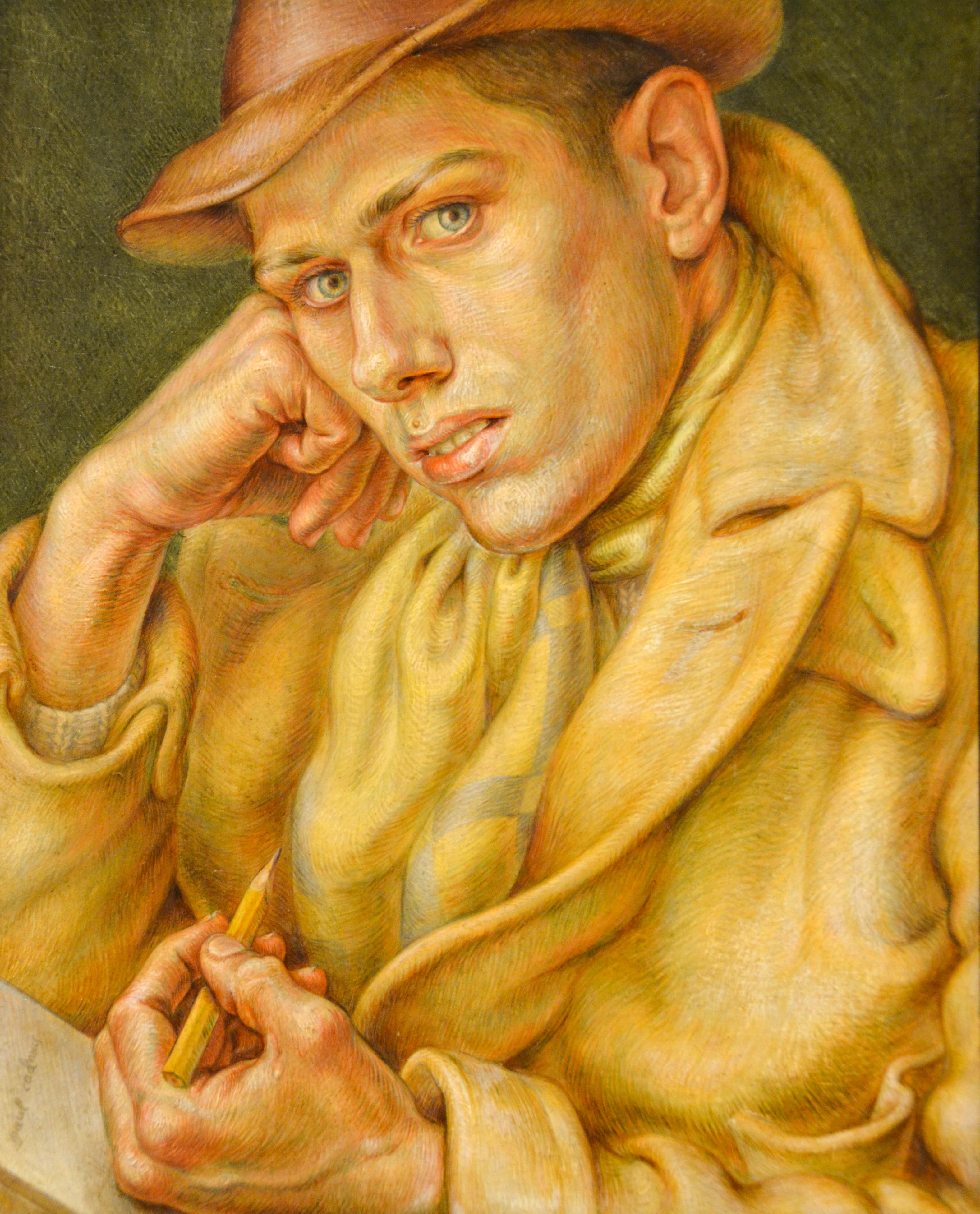 "Self Portrait" by Paul Cadmus, 1935.