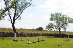 The family cemetary, where George's siblings are buried.