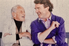 Photo of Jamie and his father, Andrew Wyeth.