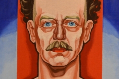 "Self Portrait" by Oscar Bluemner, 1933.